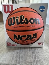 New Wilson NCAA Gold Series Size 7 Basketball Official Men  s 29.5 Composite