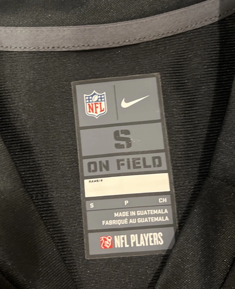 杰克逊维尔美洲虎耐克NFL橄榄球黑色球衣#11布莱恩加伯特小号QB — 第 4/4 张图片