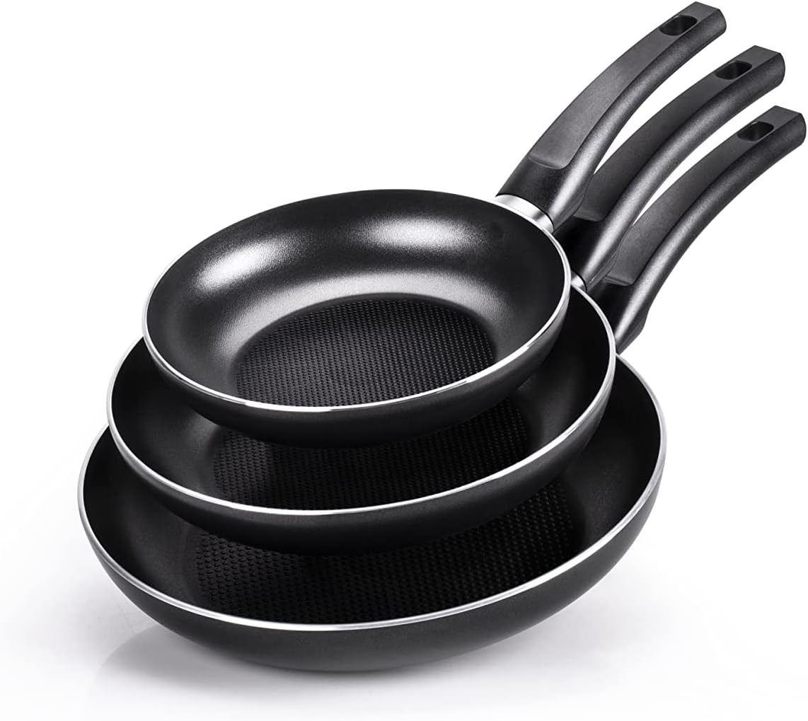 Set 3 Padelle Moneta Gea 20-24-28 cm | Alluminio 100% Riciclato Induzione - 2