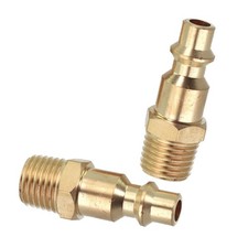 Quick Disconnect Air Line Fitting 2pcs 1/4 NPT for Pneumatic Applications
