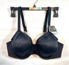NWT Wacoal Women's 36C Back Appeal Underwire Minimizer Bra 857303 Black