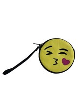 Luv Betsey Johnson Monedero Muñequera Beso Corazón Emoji Cremallera Redonda con Correa