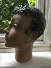Art Deco Mannequin head of young woman from Brussels, Belgium c1930.