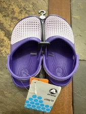 Crocs Kids Crosmesh Clog Kids Ultraviolet/lavender Size C10/11 Brand New
