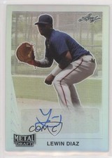 2020 Leaf Metal Draft 1990 Leaf Lewin Diaz #LA-LD1 Auto ll2