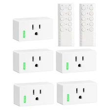 DEWENWILS Remote Control Outlet, Remote Control Outlet Plug 200FT Range,15A/1800