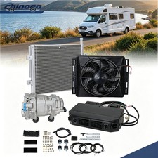 New 12v Underdash Heatcool Air Conditioner Electric Car Ac Compressor Ac Kit