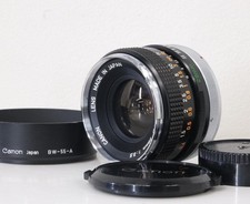 MINT /w Hood Canon FD 28mm f3.5 Chrome Nose Wide Angle MF Lens From JAPAN