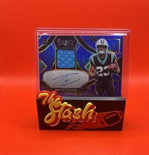 Trevor Etienne 2025 Select Football Blue Rookie Prizm RPA Patch Auto /149 RC