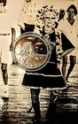 1 oz Fine Silver Round Intaglio Mint UFOs over Devils Butte