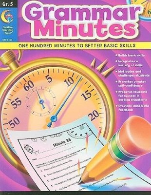 Grammar Minutes Gr. 5 - Perfect Paperback By Kathleen Hex - VERY GOOD