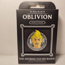 The Elder Scrolls IV Adoring Fan Limited Edition Enamel Pin Official Lapel Badge