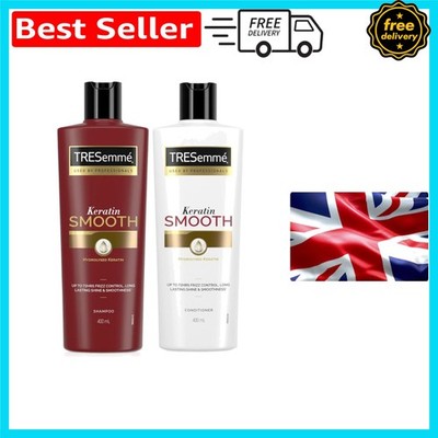 Tresemme Keratin Smooth Shampoo & Conditioner Set 2 x 400ml - Frizz Control