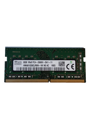 SK Hynix Ram 8GB DDR4 PC4-2666V-SA1 HMA81GS6CJR8N-VK 260pin SODIMM Notebook