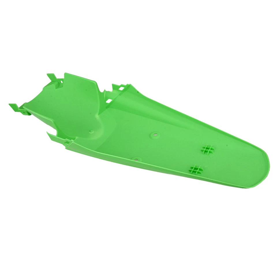 Guardabarros trasero universal de plástico verde apto para Honda Yamaha Kawasaki nuevo Foto 4 de 4