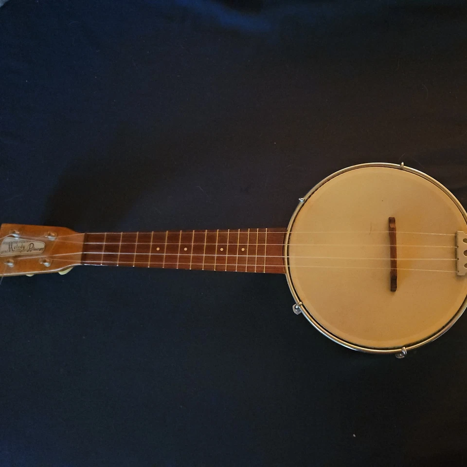 Vintage Banjolele Banjo Ukulele Melody Plus Ukulele Made In Japan Tiny Banjo - Image 3 of 3