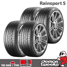 4 x Uniroyal RainSport 5 Performance Road Car Tyres 195 45 16 84V Extra Load XL