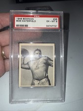 1948 Bowman #26 Bob Waterfield Rams RC HOF PSA 6