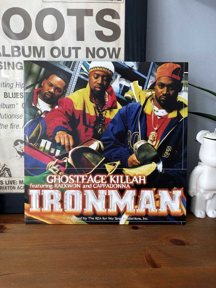 Ghostface Killah Ironman 25th Anniversary Double Vinyl Blue Cream Wu Tang Foto 3 de 4