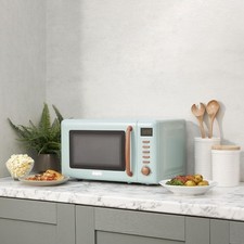 Haden Dorchester Green Microwave Oven - 20L 800W Microwave Digital Display