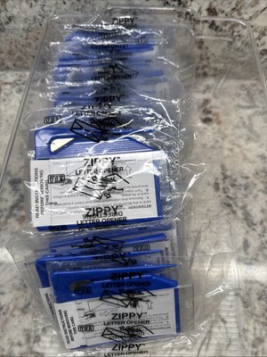 Zippy Letter  Opener & Business Card Holder, Set of 35, NIP