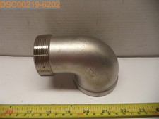 2" 304 STAINLESS STEEL 90  Street Elbow MNPT x FNPT Item 12680