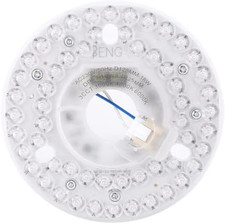 Kit Luce LED Da 12,5 Cm per Ventilatore Da Soffitto, 18W, 3 Temperature Di Color