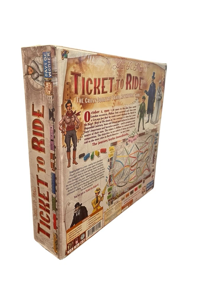 Ticket to Ride Boardgame by Days of Wonder Brand New FREE SHIPPING - Image 2 of 4