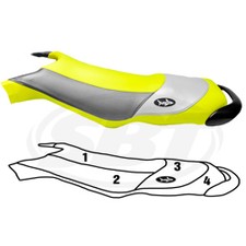 Custom  Cut Seadoo 1997-04 XP, XP ltd, XP di Seat Cover Blacktip Sea Doo limited