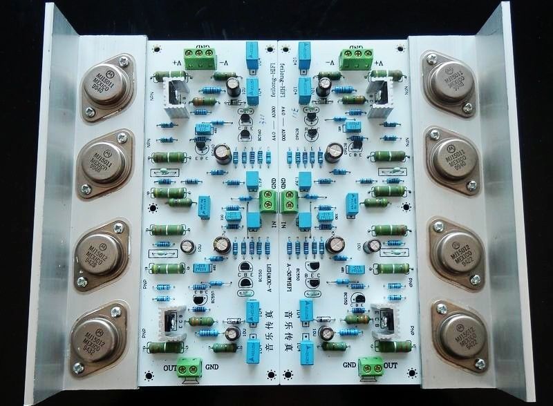 Musical Fidelity A1000 30W+30W Class A MJ15011 15012 Amplifier complete board Musical Fidelity A1000 30W+30W Class A MJ15011 15012 Amplifier complete board