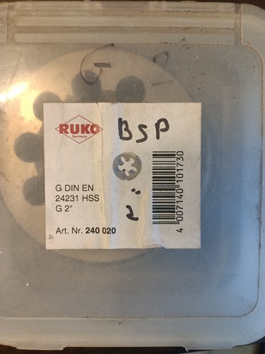ruko 2" round threading die BSP - Picture 2 of 3