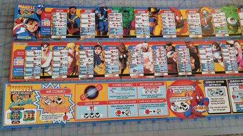 (CARD) Marvel vs Street Fighter Art set for Sega New Astro City CPS2 Jamma - Picture 8 of 9