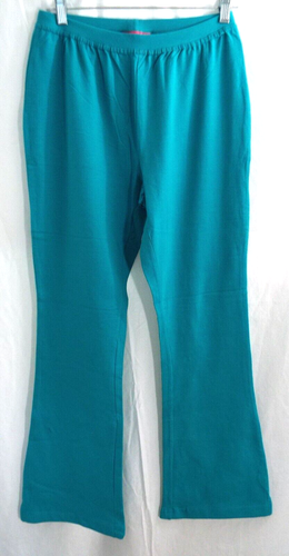 Damen in großer Länge Yoga Bootcut Hose türkis 32 Zoll Innennaht