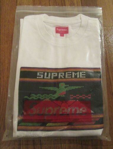 Supreme Dyed Bear L/S Long Sleeve Top Size Large White SS21 Brand