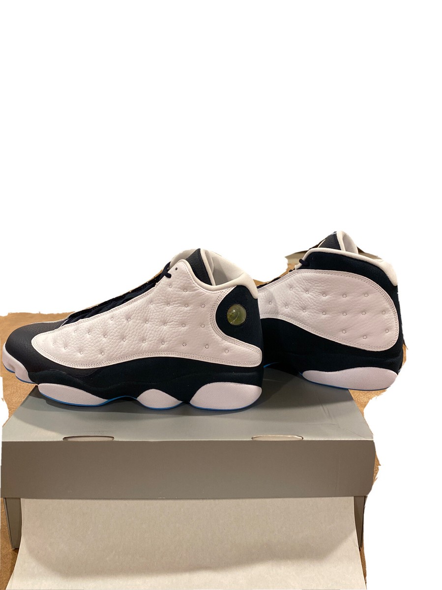 Brand New Air Jordan 13 Retro Obsidian Powder Blue White | eBay