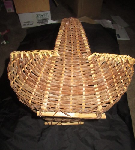 Vintage Wicker BASKET Amish WOVEN Egg Home Kitchen Decoration Handwoven - Picture 11 of 12