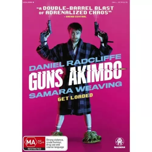 Guns Akimbo (DVD, 2019) Daniel Radcliffe Action - Ex Kiosk Rental Region 4 - Picture 1 of 1