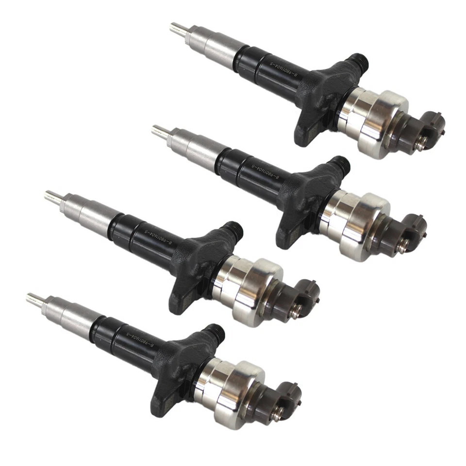 4PCS Fit For 4JJ1 Isuzu DMAX Fuel Injector Set 095000-6980 8980116041 8980116043 - Image 3 of 4