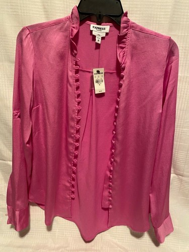 Express Slim Satin Portofino shirt | eBay