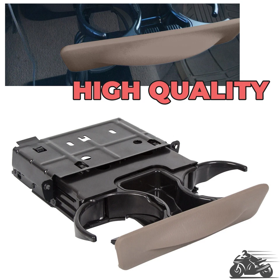 YC3Z2513560CAB Tan Cup Holder For 99-04 Ford F250 F350-F550 Super Duty Truck - Image 2 of 4