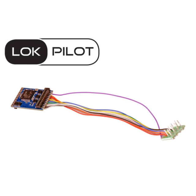 ESU 59610 - LokPilot 5 DCC/MM/SX/M4 8 pin NEM652 scartamento H0 0 merce nuova- ESU 59610 - LokPilot 5 DCC/MM/SX/M4 8 pin NEM652 scartamento H0 0 merce nuova-