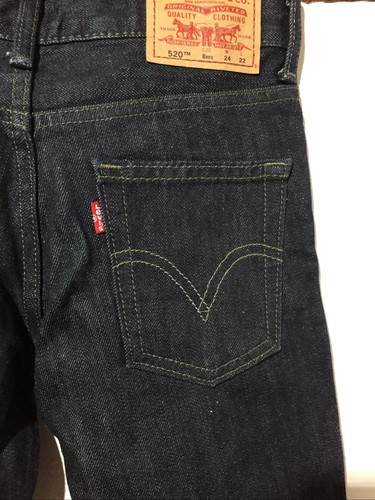 Boys Levis Size 8 Reg 520 Taper Jeans - Picture 7 of 7