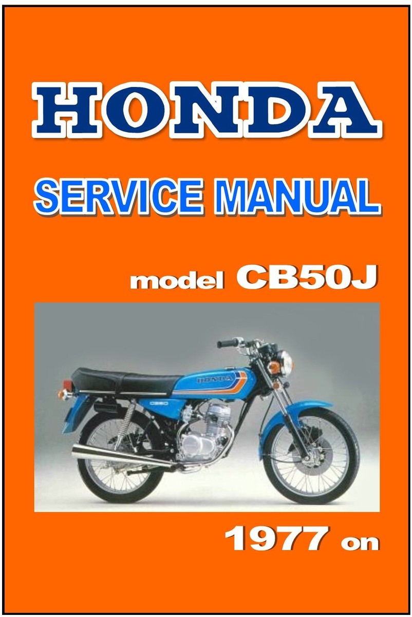 HONDA CB50 Service manual サービスマニュアル Honda CB50 Workshop manual