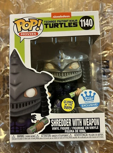 Funko POP Shredder With OOZE CANISTER Glow Funko Shop Ex. TMNT Nickelodeon Sold