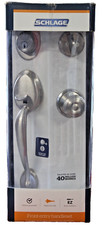 Schlage Plymouth Sectional Single Cylinder Keyed Entry Handleset F60 PLY GEO
