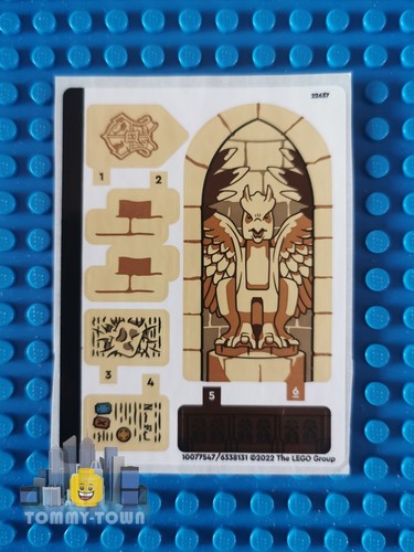 Lego Harry Potter STICKER SHEET ONLY for Set 76402 Hogwarts Dumbledore's Office - 第 1/1 張圖片