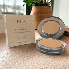PUR 4-in-1 Pressed Mineral Makeup Powder Foundation - Blush Medium MP3 - 0.28oz
