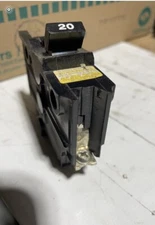 FPE Stab-Lok Breakers 1 Pole 20 Amp 120V Type NB Thick Bolt on