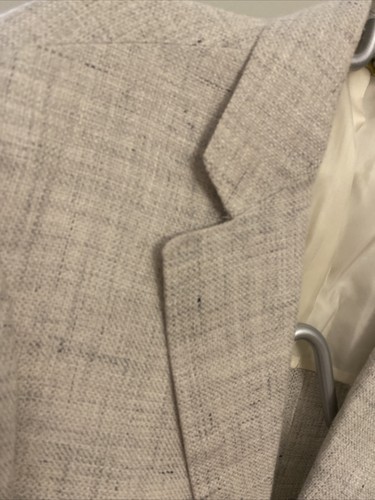Canali Mens KEI Sport Coat Blazer linen Wool Blend size 50R Unlined - Picture 3 of 15