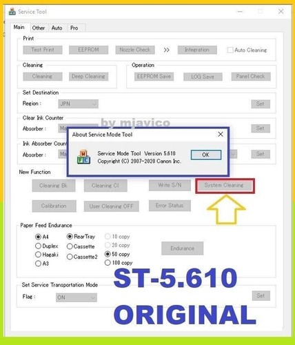 RESET CANON ST v5610 Original- NO Fake✅Canon Service tool 5610🔥1Pc- Emailed⭐⭐⭐⭐ - Picture 3 of 9